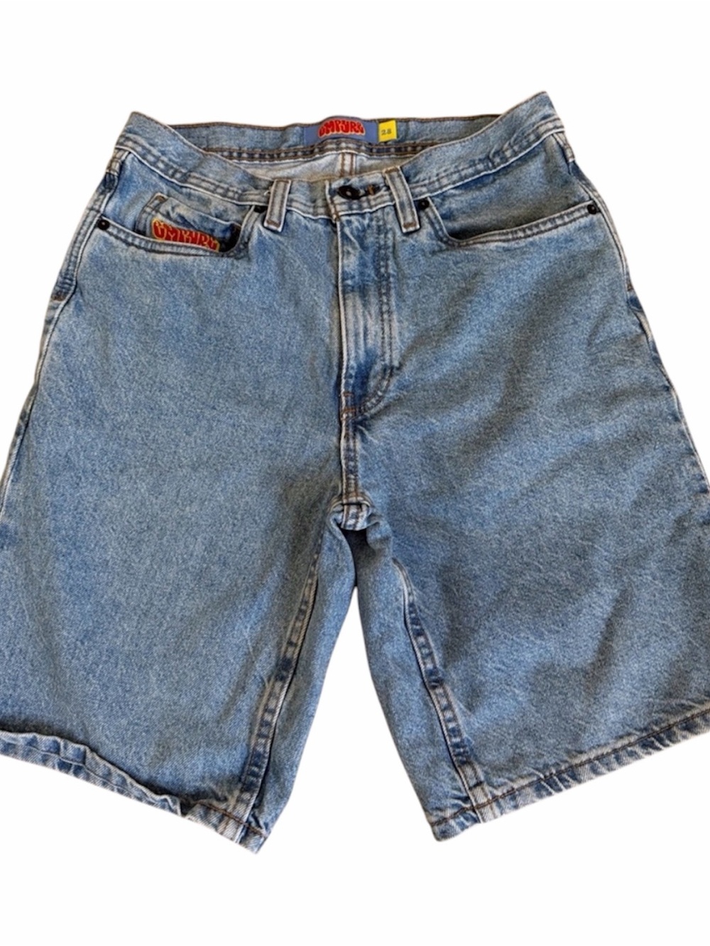 Empyre  Men’s Ultra Loose Light Blue Denim Jean Shorts Size 28